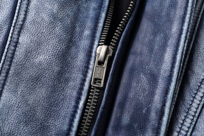 2025 New Luxury Unisex Cowhide Jacket - Short Cut Relaxed Fit Leather Biker Style Coat