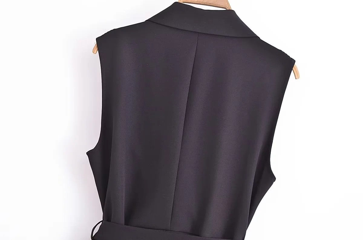 Corset Dress Women Pleated Vests Long Dresses for Women 2024 Sleeveless Office P