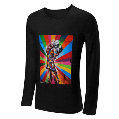 Famous Kiss Long T-Shirt plain t-shirt tees funny t shirts boys animal print shirt black t shirts for men