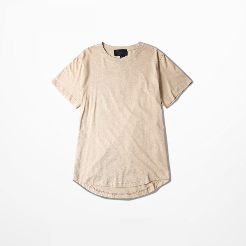 2025 MRMT High Street Arc Hem Mens T Shirt High Quality Cotton Men T-Shirt Lengthened Over Size Man Tops Tees For Male Tshirt