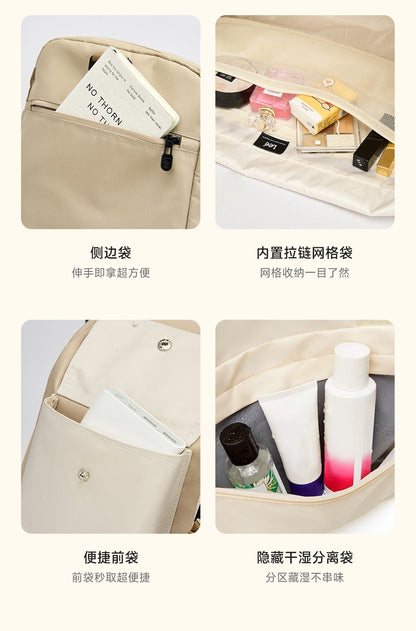 LEE Fashion Women Man Travel Duffel Bag with Shoe Compartment Pocket Large Capacity Waterproof Luggage Weekender Sport Gym Bag