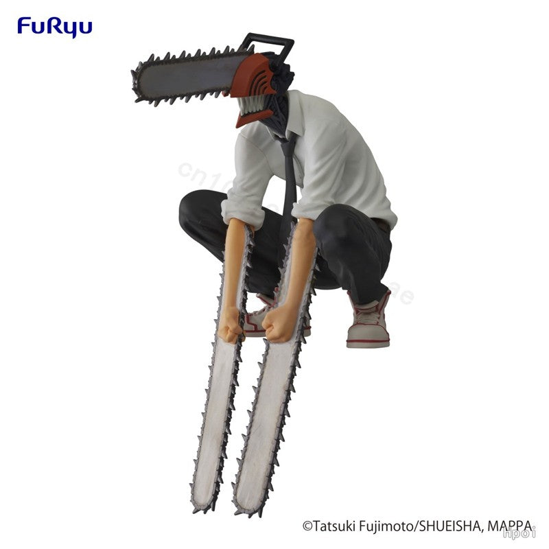 14cm Chainsaw Man Anime Figure Power/Denji Action Figure PVC Chainsaw Man Noodle Stopper Figurine Adult Collection Model Toys