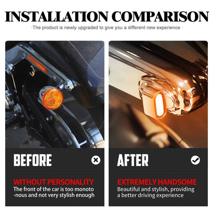 Motorcycle Rear LED Lights With E-Mark Brake Lamp For Harley Dyna 2000-17 Softail Breakout Fat Boy 00-2025 Turn Signal Indicator