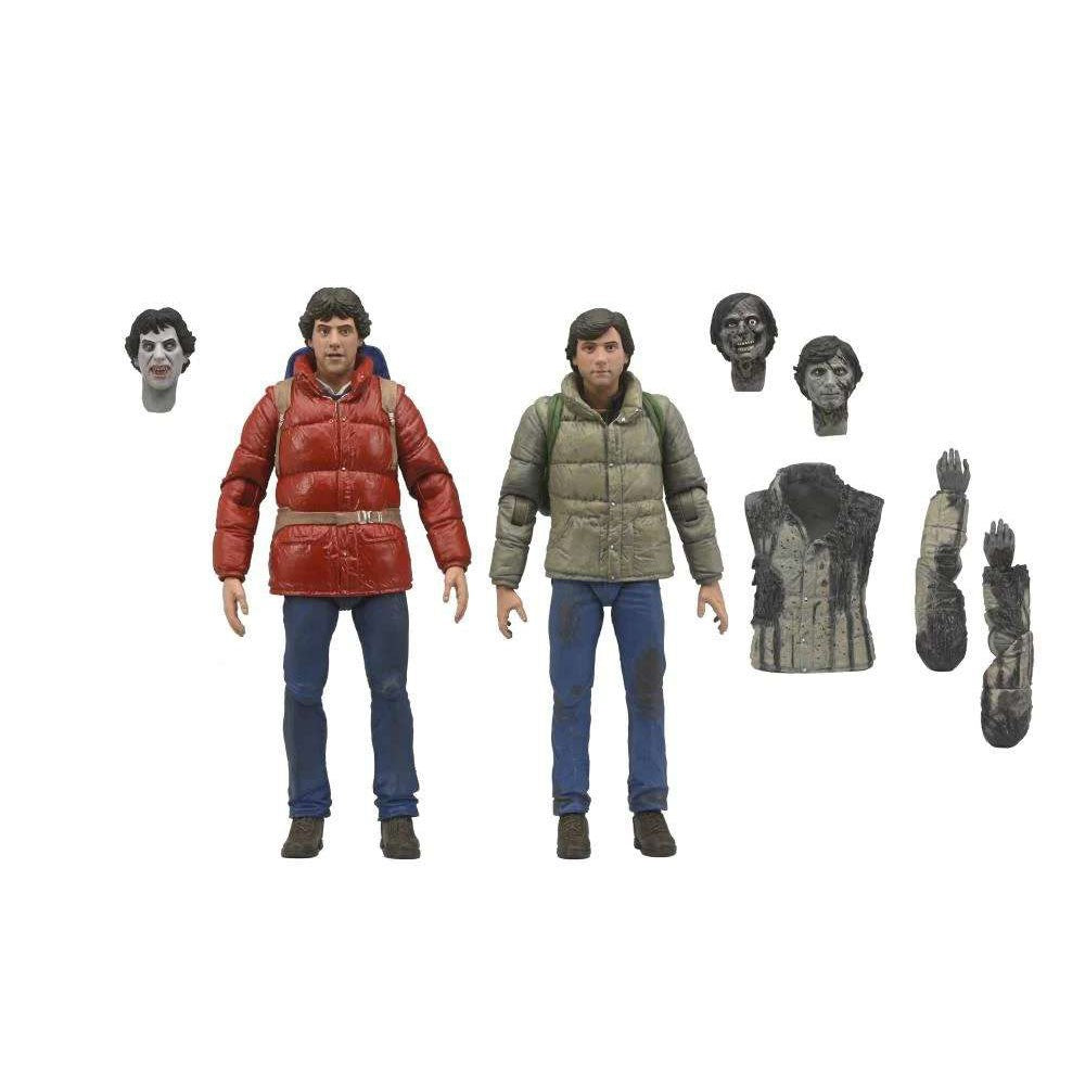 NECA Original 04949 Um Lobisomem Americano em Londres David Jack 2-pack Anime Action Figure Modelo de Boneca Brinquedos Infantis