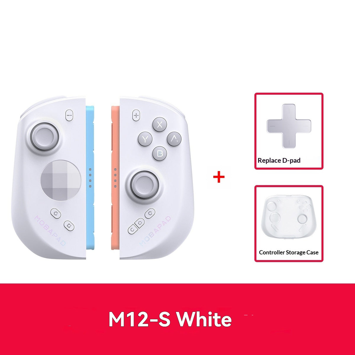 MOBAPAD M12S Joy Con Controller Switch 2 TMR Air Joystick No Drift HD Rumble Wireless Gamepad for Nintendo NS2 Gaming Accessory