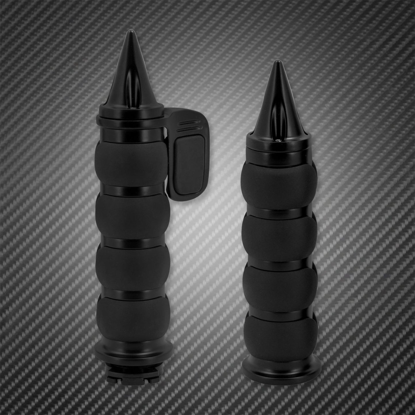 Manoplas de Guidão de Moto 1" 25mm Universal Para Harley Sportster XL1200 Touring Street Glide FLHR Dyna FXDL FLS