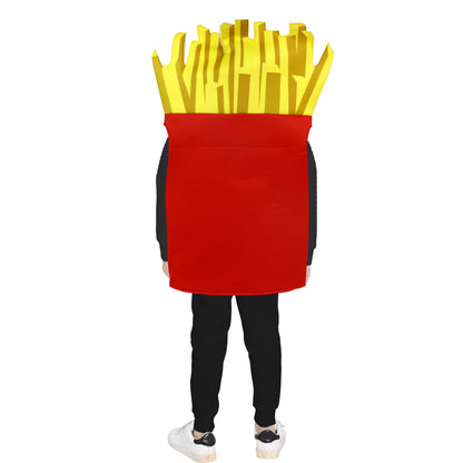 French Fries Costume Cosplay Kid Funny Chocolate Salad Dress Sponge Costumes Boy Girl Snack Club Carnival Fancy Dress Up Outfit