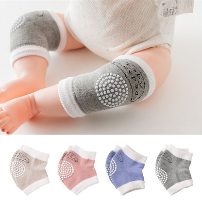 Baby Crawling Knee Pads Breathable, Toddler Walking Anti-Fall, Infant 0-3 Years Old, Pure Cotton Anti-Collision Elbow Pads, Non-