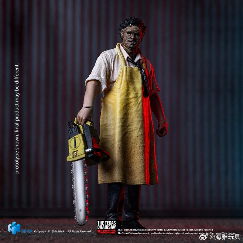 1/18 HIYA Action Figure Exquisite Mini Series Texas Chainsaw Massacre 1974 Leather Face - Killing Mask Standard Ver.