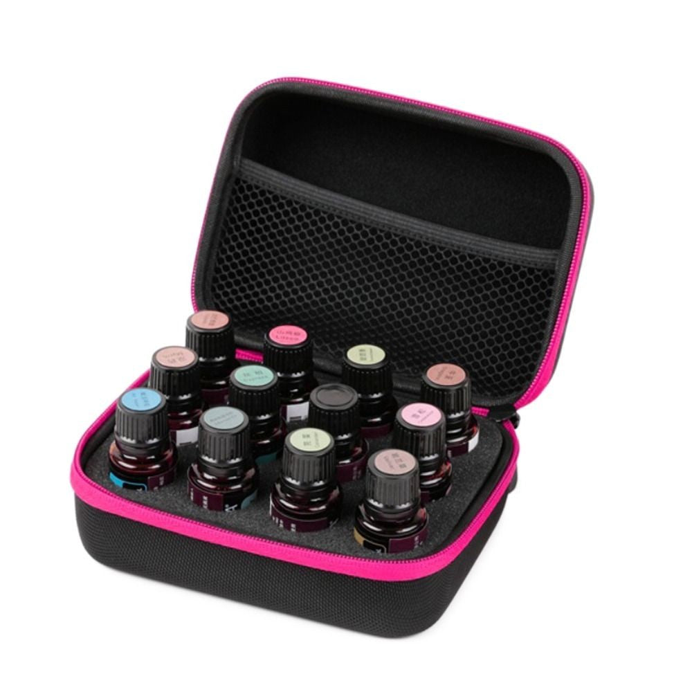 12 Slots Essential Oil Case for DoTERRA 5ML 10ML 15ML Essential Oil Roller Bottles Organizer Holder Perfume Hanging Storage Bag