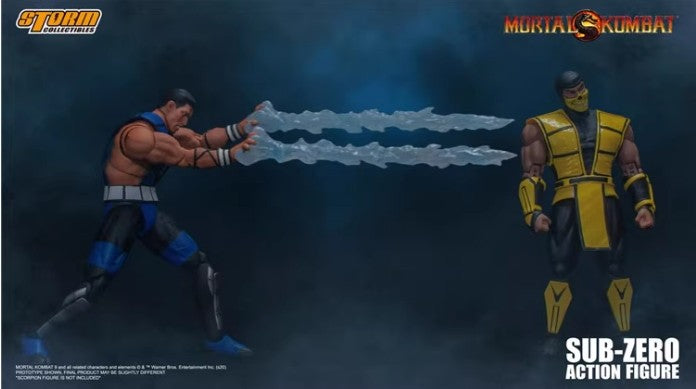 ?Original?Storm Collectibles 1/12 Scale Mortal Kombat Sub-Zero Unmasked Version Action Figure Model Classic Toys
