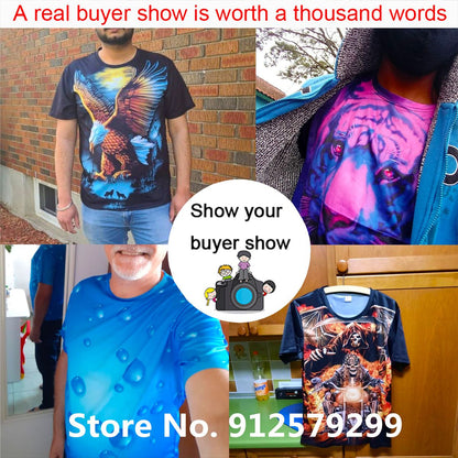 New Fashion Summer Cool 3d Suit Tuxedo Pattern Print Tshirt Men and Women Wear Casual Short-sleeved T-shirt