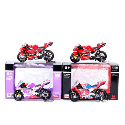 1/18 Maisto KTM RC16 Redbull Ducati GP21 GP22 GP23 GASGAS Honda RC213V Repsol Yamaha YZR-M1GP Moto Modelo de Corrida