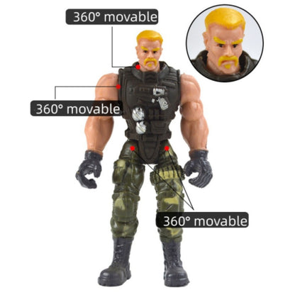 6 Peças/Conjunto Força Militar Armas Guerreiro Elite Action Figure Brinquedos PVC 10cm Terrorista SWAT Time Ornamento Presente de Aniversário Infantil