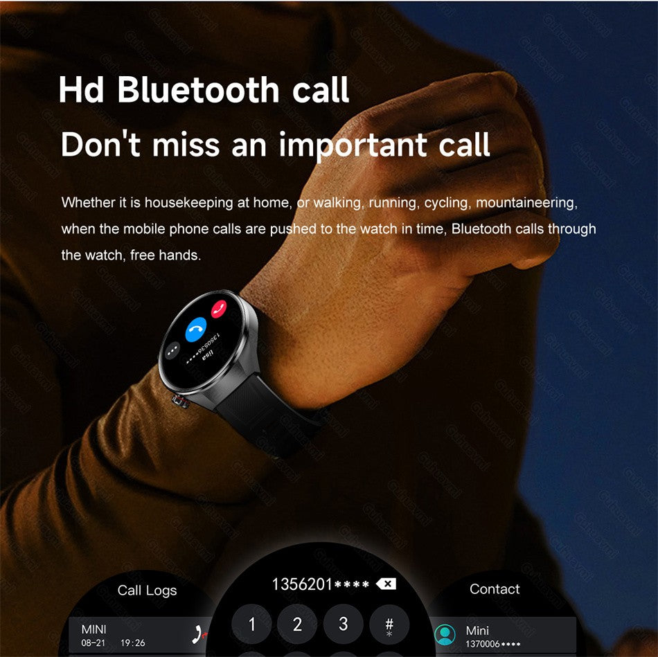 2025Novo Para moda G5 Pro Smart Watch Masculino Tela AMOLED HD GPS Trajetória de movimento Frequência cardíaca Chamada Bluetooth 1,75" SmartWatch IP68