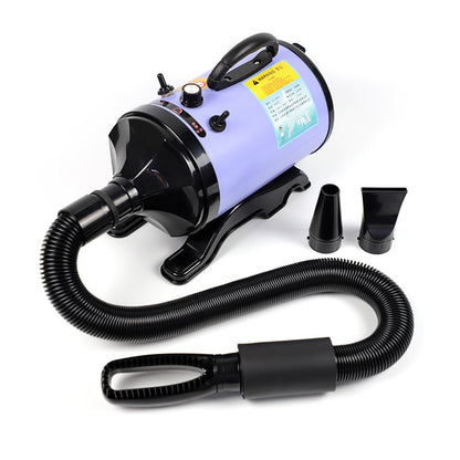Secador de Pelo de Cachorro de Alta Potência 2800W Soprador de Água para Gatos Motor de Vento Quente Ajustável Soprador Profissional para Animais de Estimação