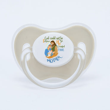 MIYOCAR colorful lovely Jesus mother pacifier dummy BPA free unique gift for new born baby shower