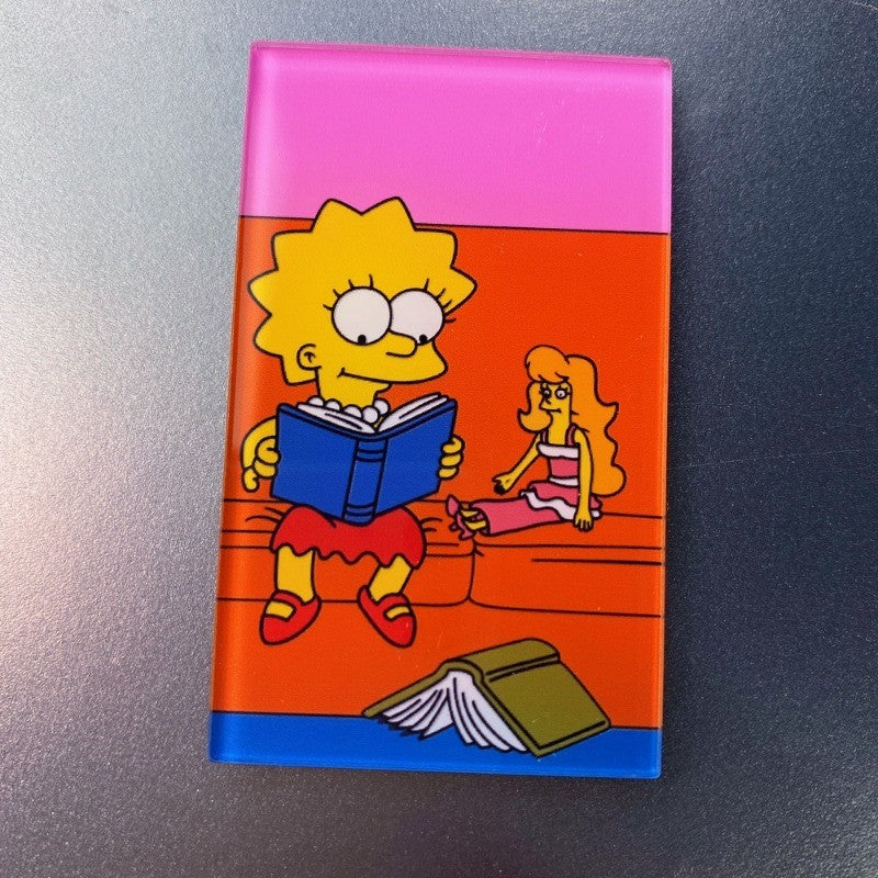 Ímã de Geladeira Homer Simpson Decoração Criativa Bonito Desenho Animado Quadro de Mensagens Adesivo de Geladeira Presentes Decoração de Casa
