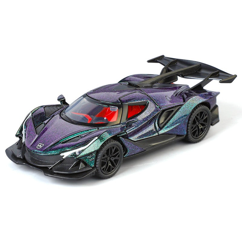 1:32 Apollo IE Miniature Vehicle Mini Alloy Diecast Model Car Metal Sound & Light Collection Hobby Children Toy Car Birthday Boy
