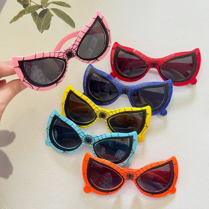 Marvel Avengers Cartoon Plastic Flexible Frame Sunglasses Spider-Man Iron Man Captain America-Kids Eyewear Toy Festival Gift
