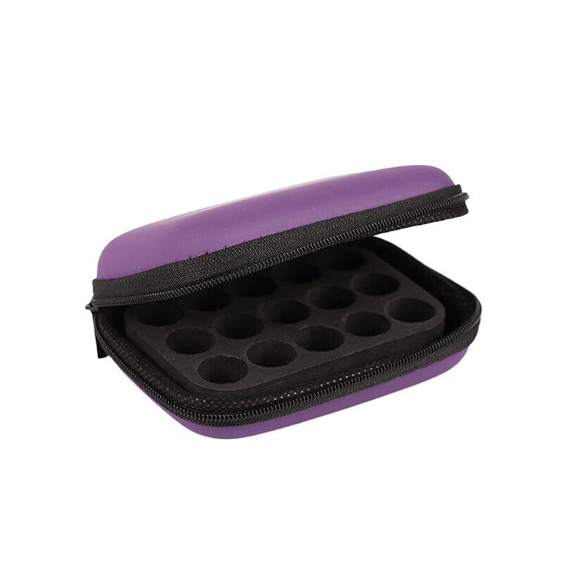 15Slots 1/2/3ML Essential Oil Case For Young Living Roller Bottles Storage Bag Holder Portable Perfume Hanging Organizer