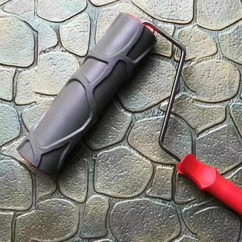 Rolo de Pintura com Relevo para Padrão de Parede Rolo de Relevo Artístico Decorativo Ferramenta de Construção de Pintura de Rolo para Parede Dropshipping