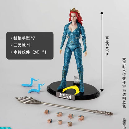 Fondjoy Toys Aquaman Modelo 1/9 Escala Boneco de Ação DC Aquaman Modelo de Ação Colecionável Em Estoque Presente de Aniversário para Menino