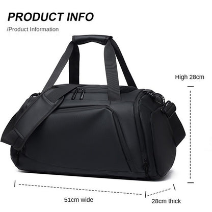 Customized Travel Bag Logo Large Capacity Storage Bag Men's Handheld Shoulder Bag Sports Gym Bag DIY