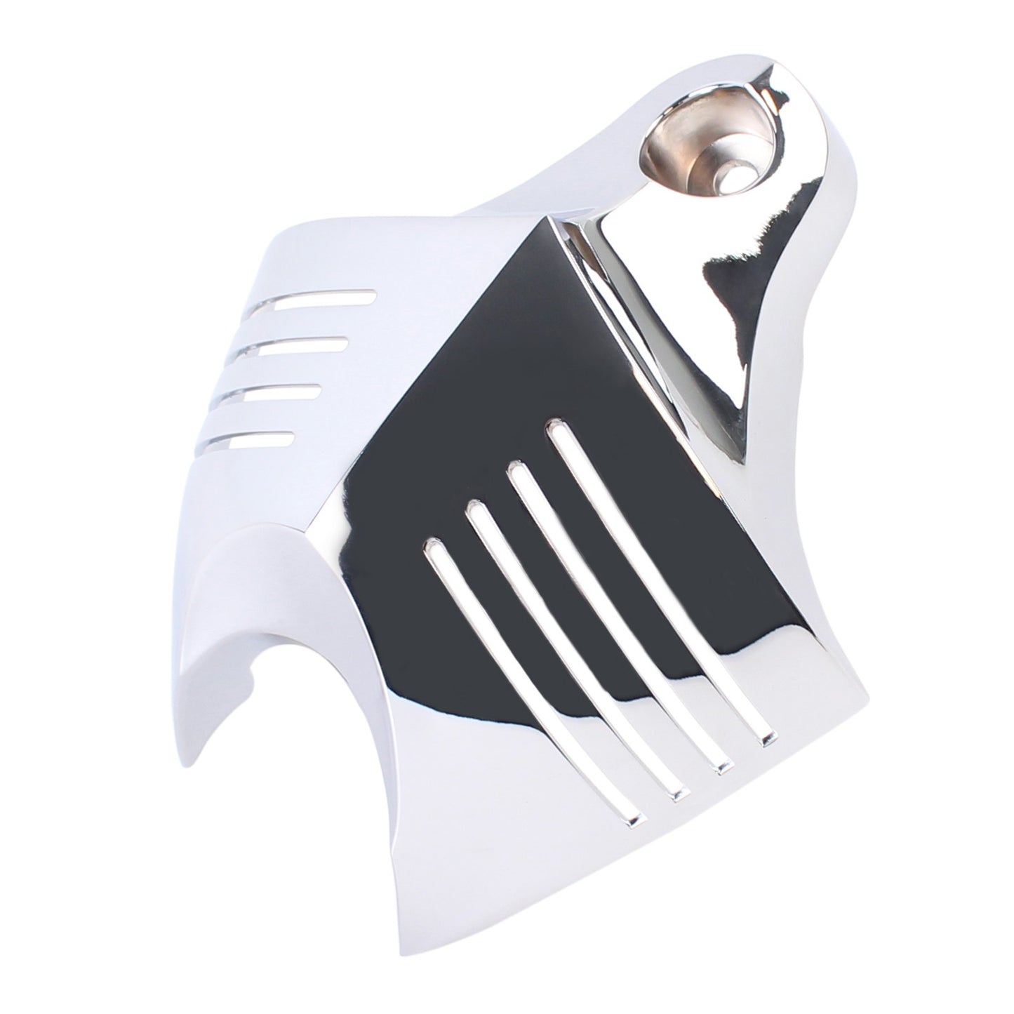 Mptprcycle Chrome Twin Horn Cover Cowbell For Harley Big Twins V-Rods 1992-2020