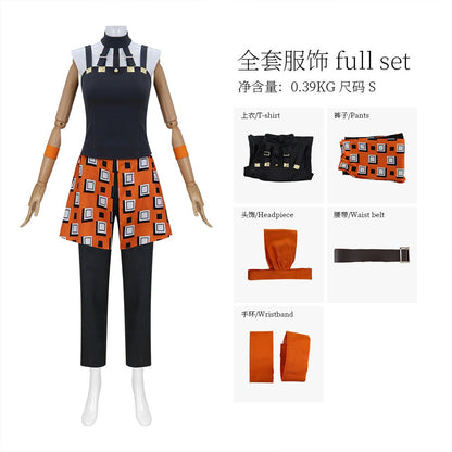Narancia Ghirga Cosplay Anime Aero Smith Costume Wig