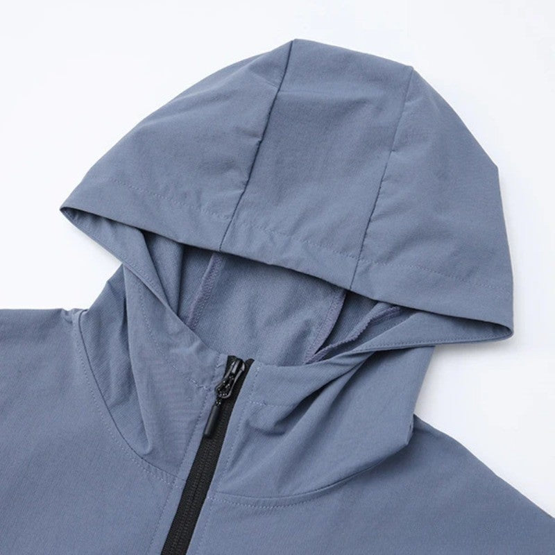 Autumn/Winter Men's Outdoor Running Fitness Morning Jogging Sports Quick-Dry Windproof Cycling Training Jacket and Tracksuit