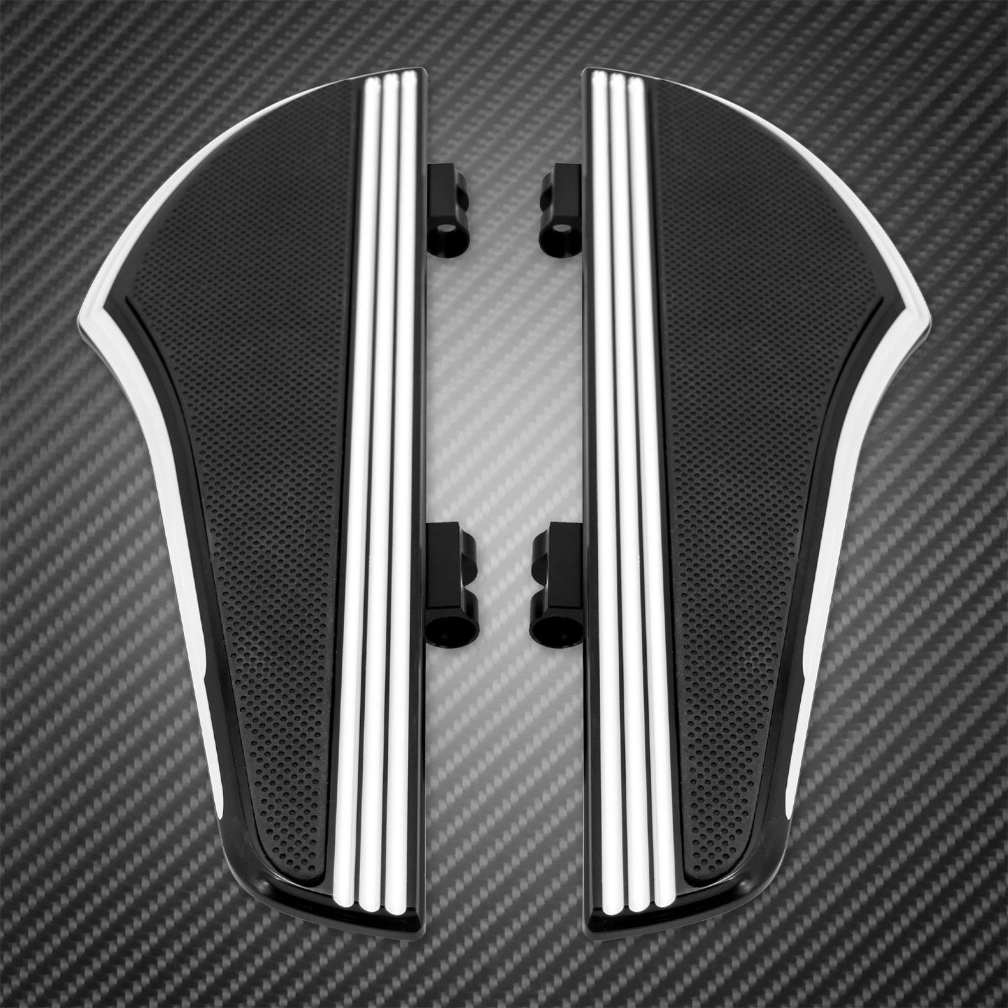 Pedaleiras Antiderrapantes Dianteiras para Motocicleta Harley Softail Fatboy Deluxe Touring Electra Glide FLHR