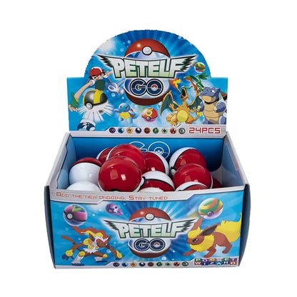 12/20/24 Peças/Conjunto 4-5 Cm PokeBall Modelo Anime Figura Monstro de Bolso Bonecos de Elfos de Estimação Brinquedos para Presente de Aniversário de Crianças
