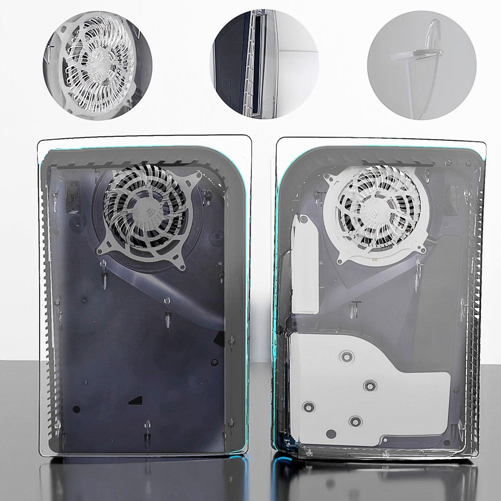 Disc Edition Faceplate with Cooling Vent Cover Shell Panels for PS5 Fat Console Protective Case Accessories for PlayStation5