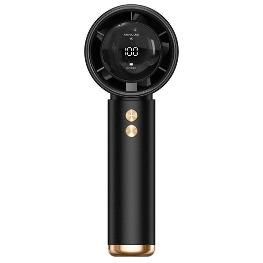 Ventilador Portátil de Mão Turbo Fan Refrigerador de Ar Ajuste de 100 Velocidades Ventiladores de Alta Velocidade Mini Ventilador de Mão para Casa Viagem Acampamento ao Ar Livre