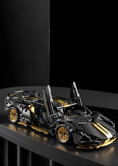 Blocos de Montar de Carro Esportivo de Corrida Técnico Maquete Técnicos para Adultos 1:14 DIY Supercarro Tijolo Quebra-Cabeça Brinquedos para Crianças e Adultos Presente?1280+peças?