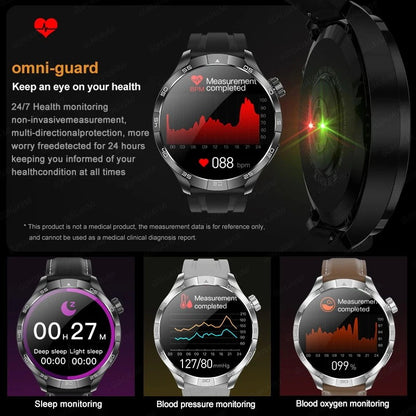 2026 Smart Watch Men AMOLED Always display NFC Bluetooth Call GPS trajectory Waterproof Health Sport Smartwatch Men Custom dial