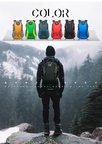 Mochilas de Caminhada Impermeáveis Masculinas e Femininas para Atividades ao Ar Livre, Montanhismo, Viagens, Esportes, Mochila de Grande Capacidade para Acampamento