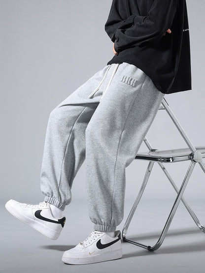Men's Jogger Cotton/Polyester Sweatpants Big Size 8XL 7XL 6XL Sports Baggy Pants Sting Banding  Hip Hop Loose Harem Trousers
