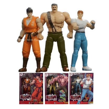 Original 52TOYS Boneco de Ação CAPCOM Final Fight PVC 10CM Anime Figuras de Ação Modelos Brinquedos Coleções Presentes em Estoque
