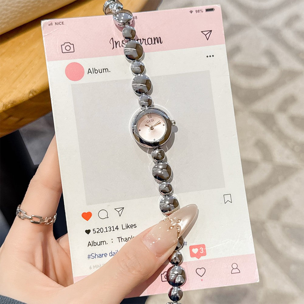 GEDI Bracelet Watch Woman Fashion Casual Simple Quartz Ladies Watches Luxury Vintage Niche Women's Wristwatches Gifts