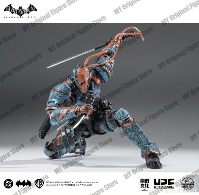 EM ESTOQUE LPZZ Deathstrok Figura U-P-Finegures Arkham Knight V8.04 Terno Bonecos de Ação Batman Estatueta 1/12 Coleção DC Brinquedo