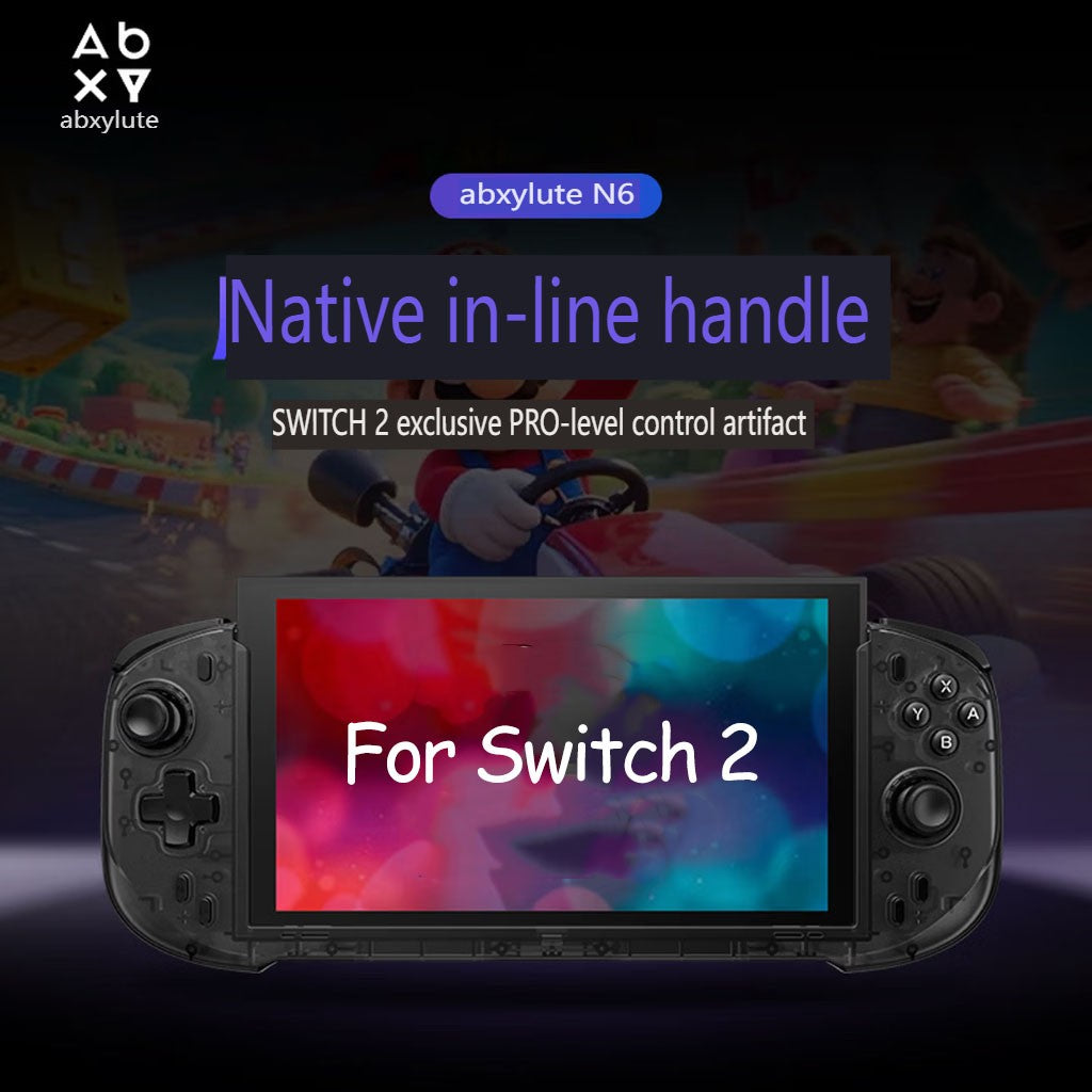 Abxylute N6 Game Controller for Switch 2 Wired Gamepad Integrated Direct Plug in Handle Native Protocol Joycon Vibration Custom