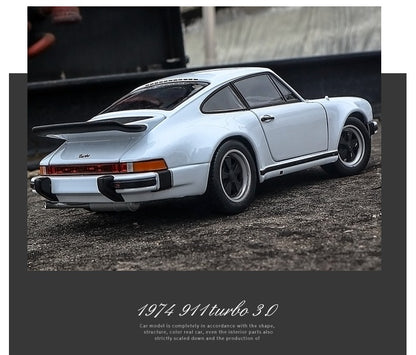 WELLY 1:24 Porsche 911 Turbo 3.0 1974 Liga Fundido e Veículos de Brinquedo Modelo de Carro Miniatura Escala de Carro Brinquedo Para Crianças
