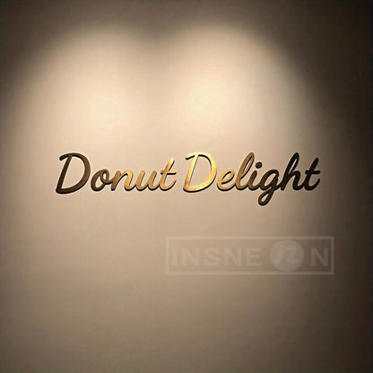 Luminous Letters Custom Logo Led Acrylic Signs Business Light Letter Advertising Luxury Brand Metal Sign Neon Wall Signboard 3d