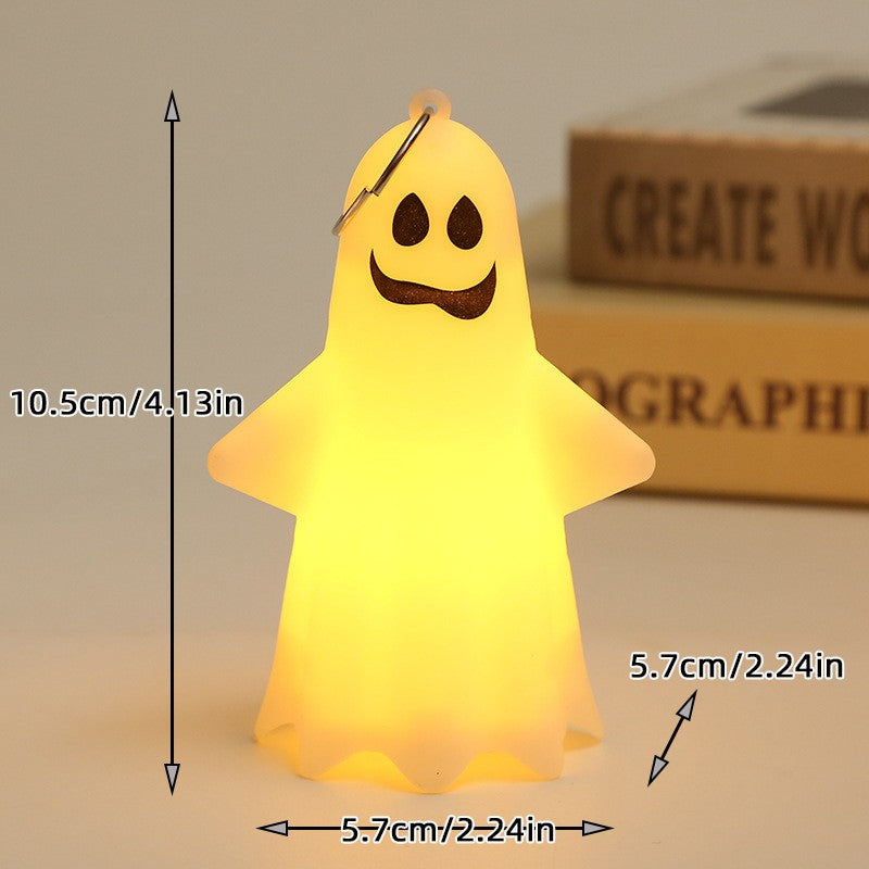 Halloween LED Pumpkin Lamp Ornaments Horror Atmosphere Kids Toy 2026 Halloween Party Home Decor Decoration Supplies