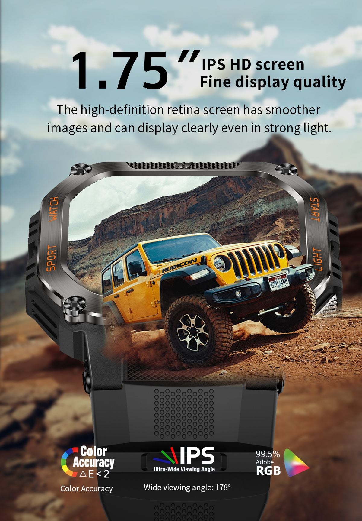 2025 COLMI P85 Smart Watch Men Bluetooth Call Outdoor Rugged Smartwatch 3ATM IP68 Waterproof Flashlight Sports Fitness Watches