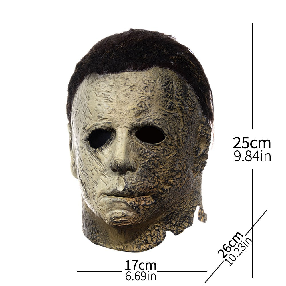 2022 Halloween Ends Michael Myers Horror Mask Cosplay Bloody Creepy Demon Killer Latex Helmet Party Carnival Costume Props