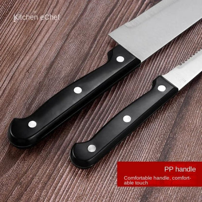 Conjunto de Facas de Cozinha 15 Peças com Bloco de Madeira, Conjunto de Facas de Bife de Aço Inoxidável e Tesoura, Conjunto de Facas Profissional