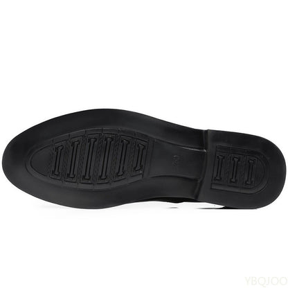 Large size fashionable men's office formal shoes low cut daily comfortable pointed multifunctional men's wedding men's shoes